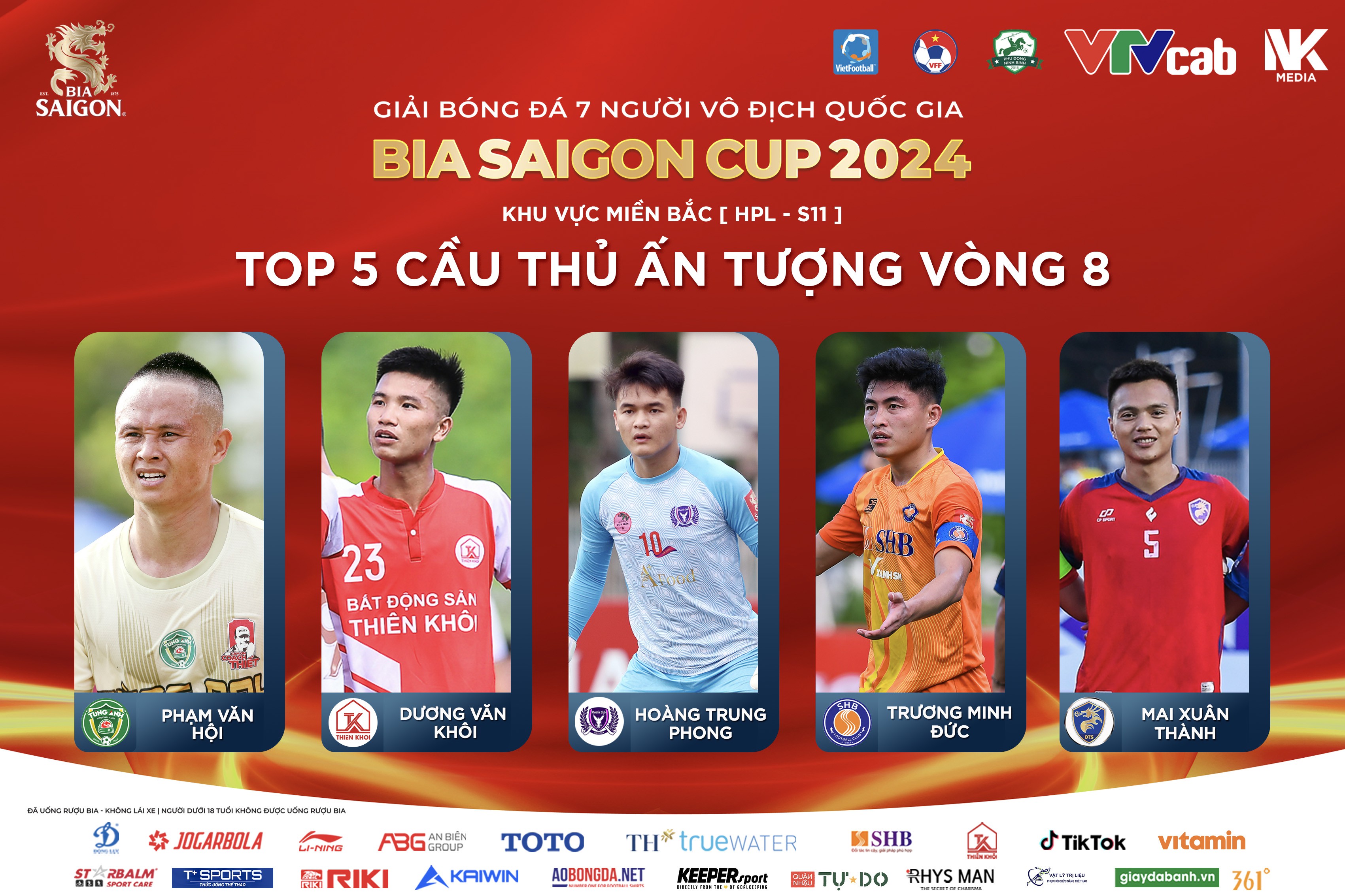 Bình chọn cầu thủ ấn tượng nhất vòng 8 HPL-S11